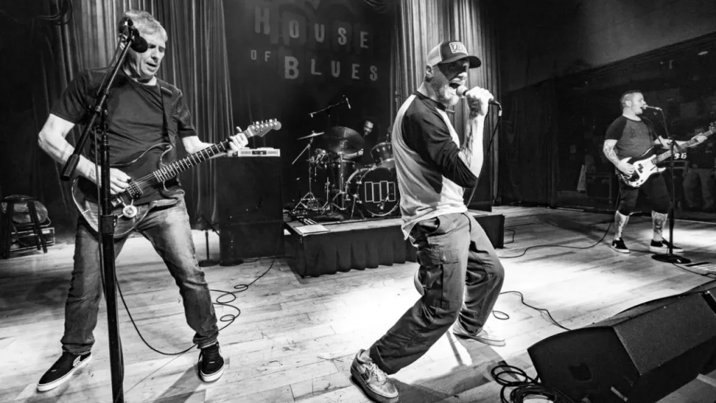 Black Flag on stage